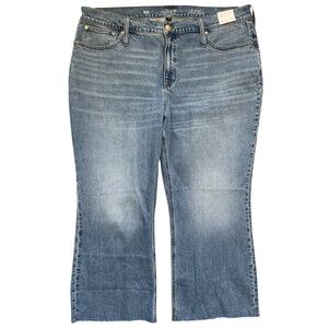 NWT J. Crew Demi Boot Crop Jeans Classic Blue Size 36